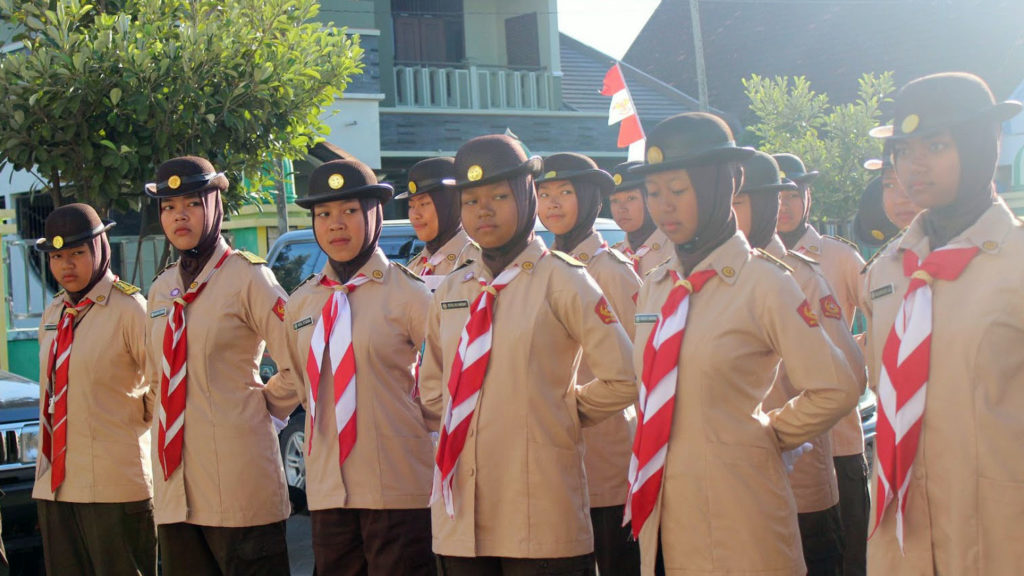 Semarak Kirab Pramuka di Bulan Agustus