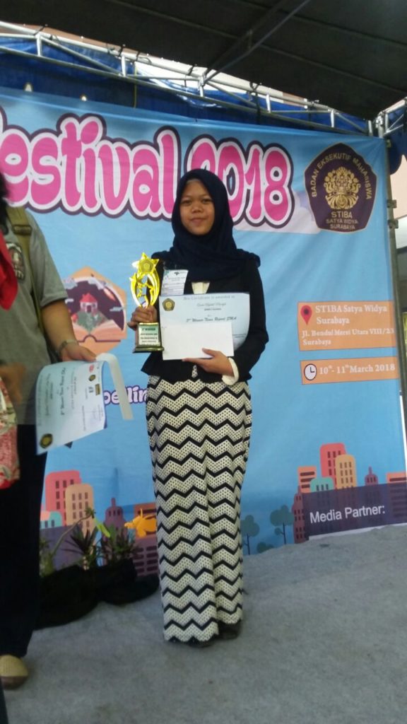 Avida (X BP 3) juara 3 news report STIBA