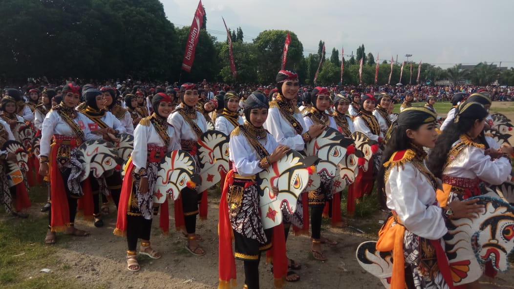Semarak Gebyar 2019 Penari Jathil Kabupaten Ponorogo