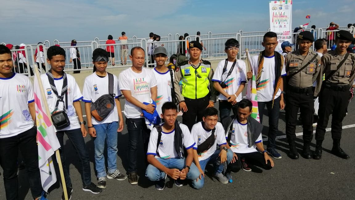Millenial Road Safety Festival (MRSF) 2019 di Jembatan Suramadu Surabaya