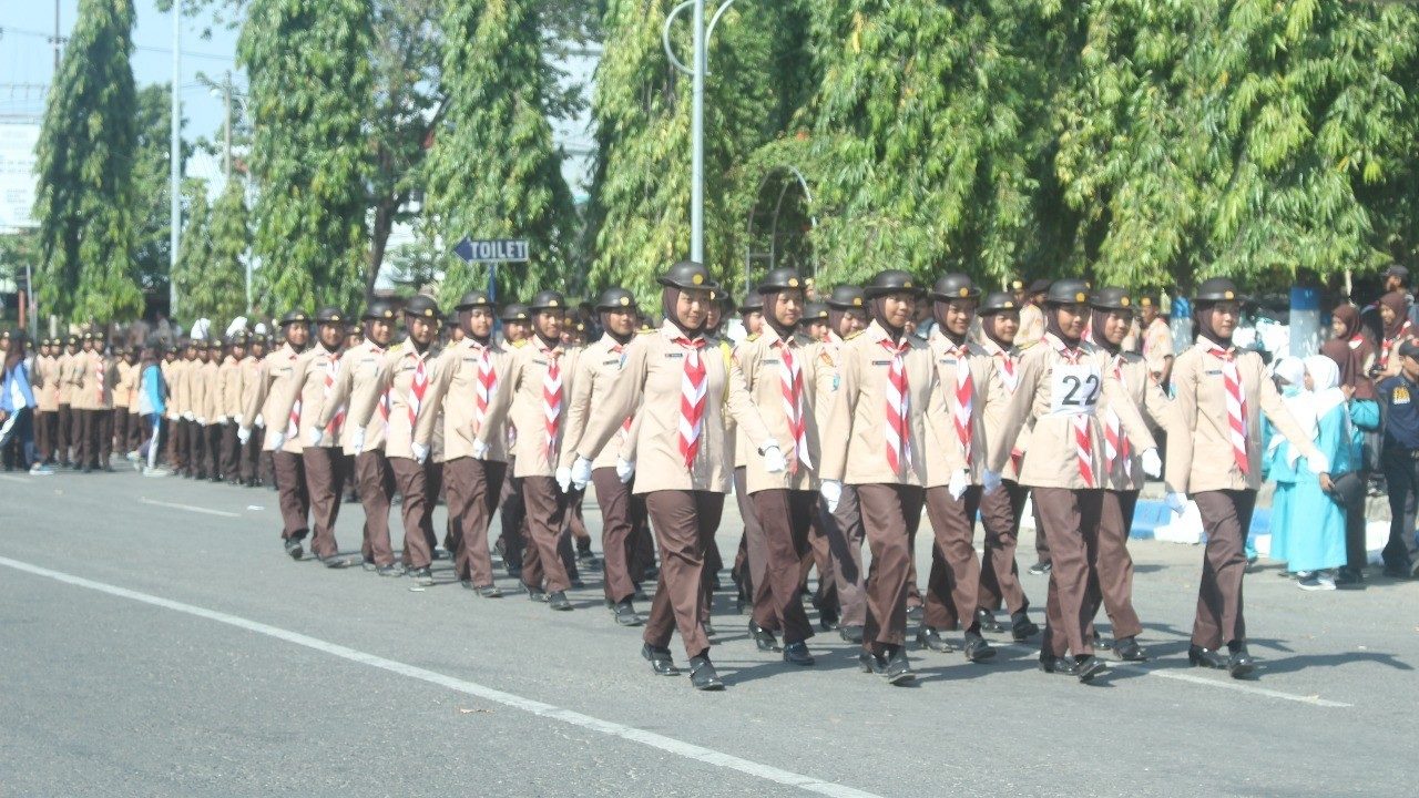 Pasukan Kirab MAN 2 Ponorogo tak Lepas dari Dukungan Pasukan Kirab MAN 2 Ponorogo tak Lepas dari Dukungan