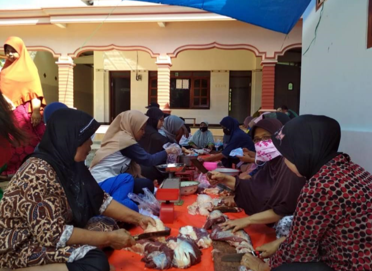 Wali Kelas Pantau Kegiatan Siswa Dalam Peringatan Idul Adha 1441 H Melalui Daring