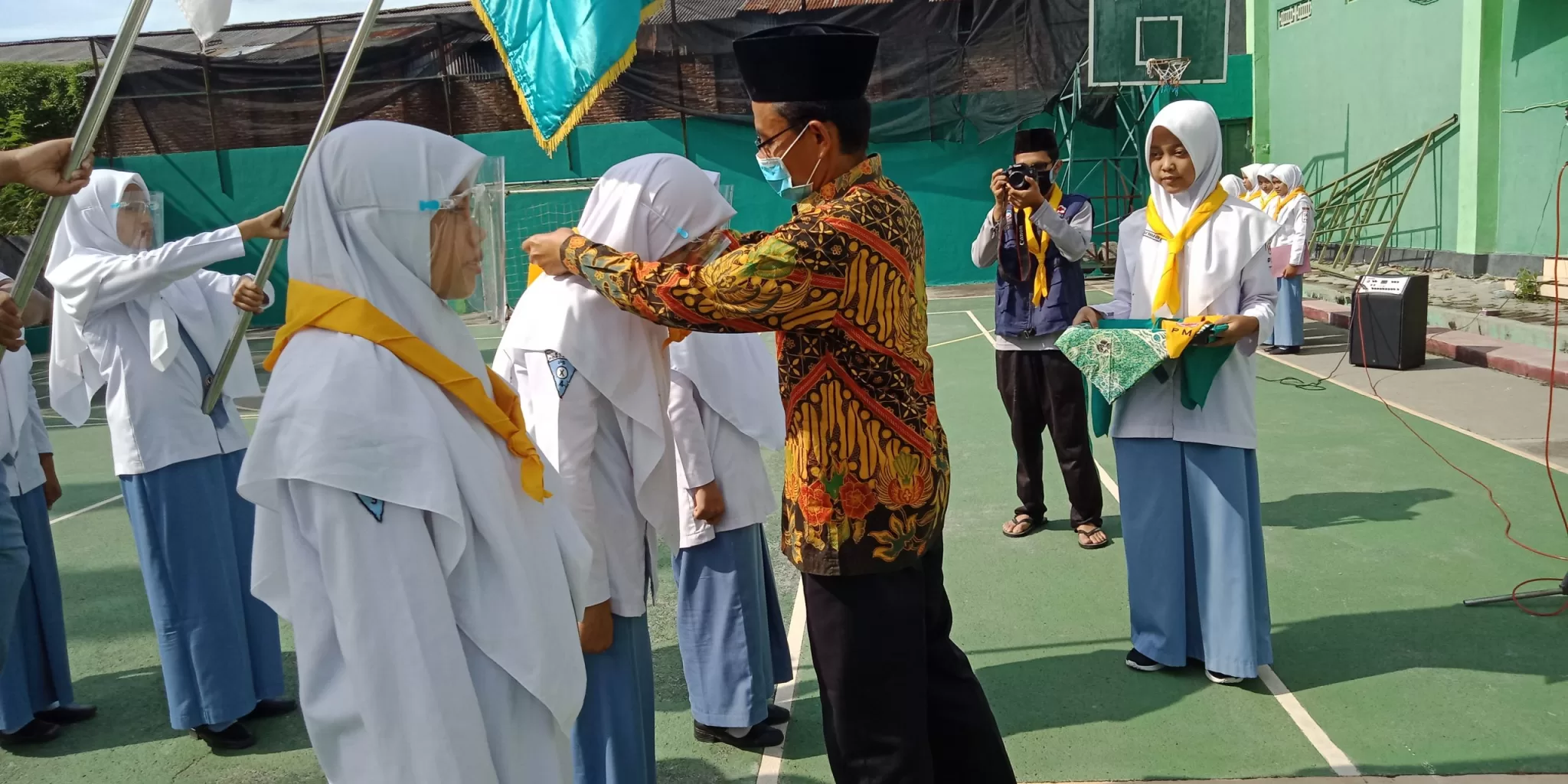 Pengukuhan Pengurus PMR WIRA MAN 2 Ponorogo Masa Bakti 2020/2021