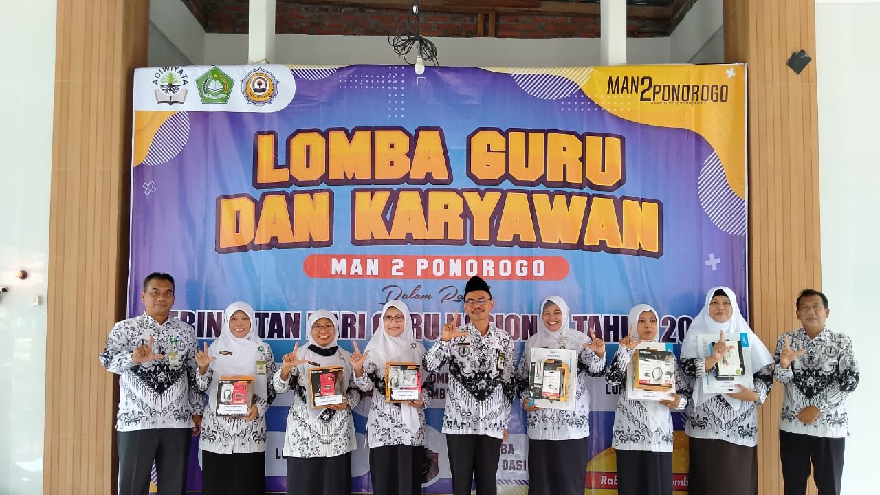 Semarak Hari Guru Nasional 2020 MAN 2 Ponorogo