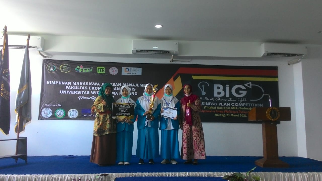 Niat Latihan, Ternyata Raih Juara Harapan II Di Business Plan Competition UWG MALANG
