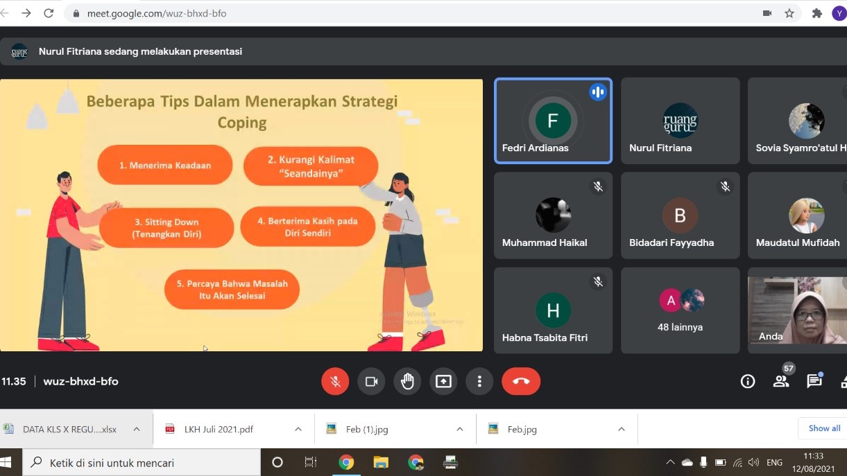 Agar Piawai Kelola Stres Belajar, Siswa MAN 2 Ponorogo Ikuti Seminar Motivasi Strategi Coping
