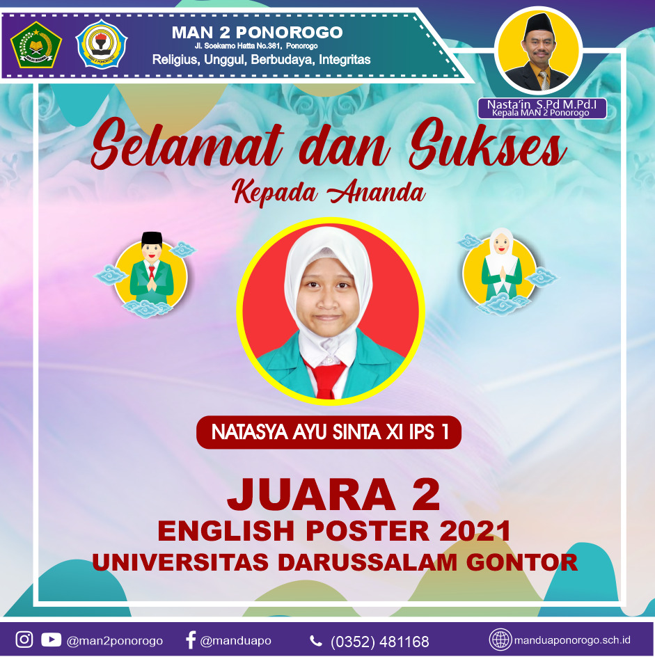 Kreasi Berbuah Prestasi Siswa MAN 2 Ponorogo Di Tengah Masa PPKM