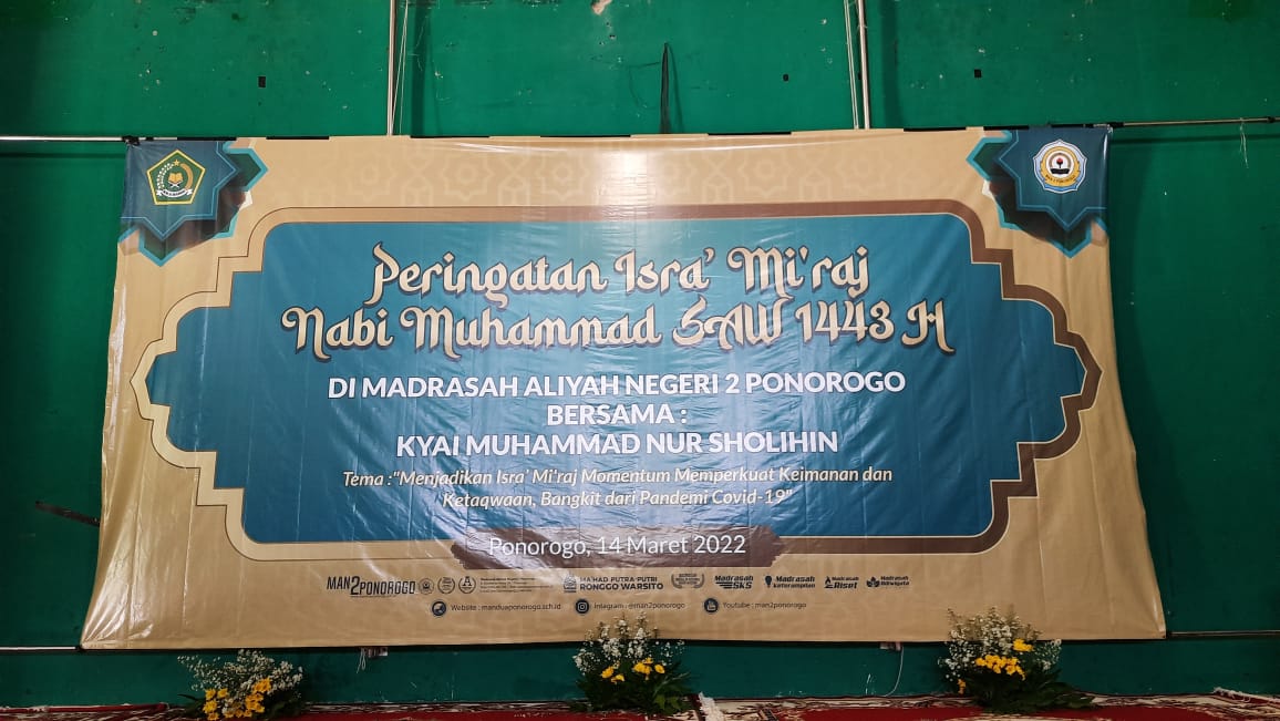 Peringatan Isra’ Mi’raj Nabi Muhammad SAW di MAN 2 Ponorogo