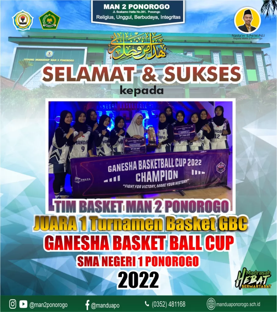 Team Basket MANDAPO Juarai GBC Se-Eks Karesidenan Madiun