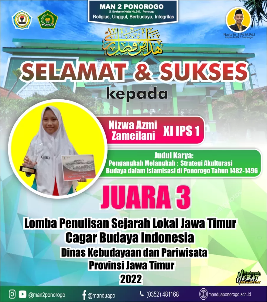 Siswa MAN 2 Ponorogo Kembali Tunjukkan Karya Tulis Terbaiknya