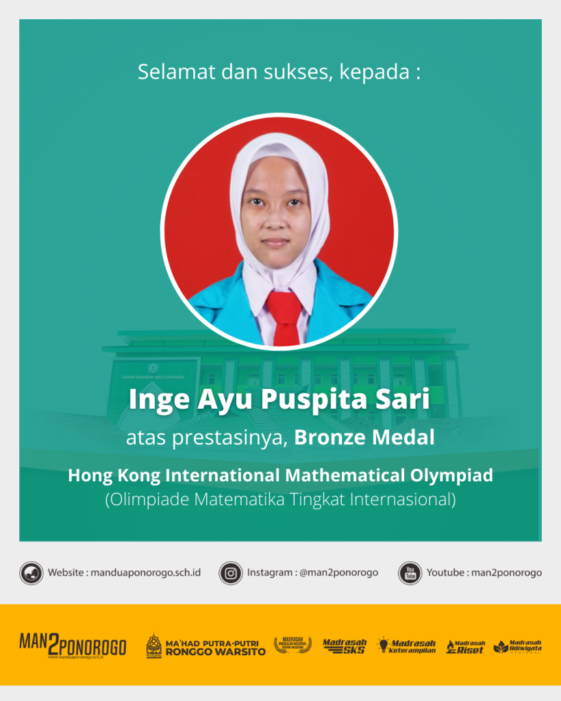 Siswa MAN 2 Ponorogo Sukses Tembus HKIMO dengan Bronze Medal