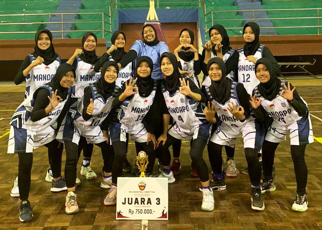 TIM BASKET MAN 2 PONOROGO RAIH JUARA DI WBC 2022