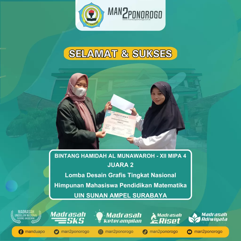 Bintang Juara 2 Desain Grafis Tingkat Nasional