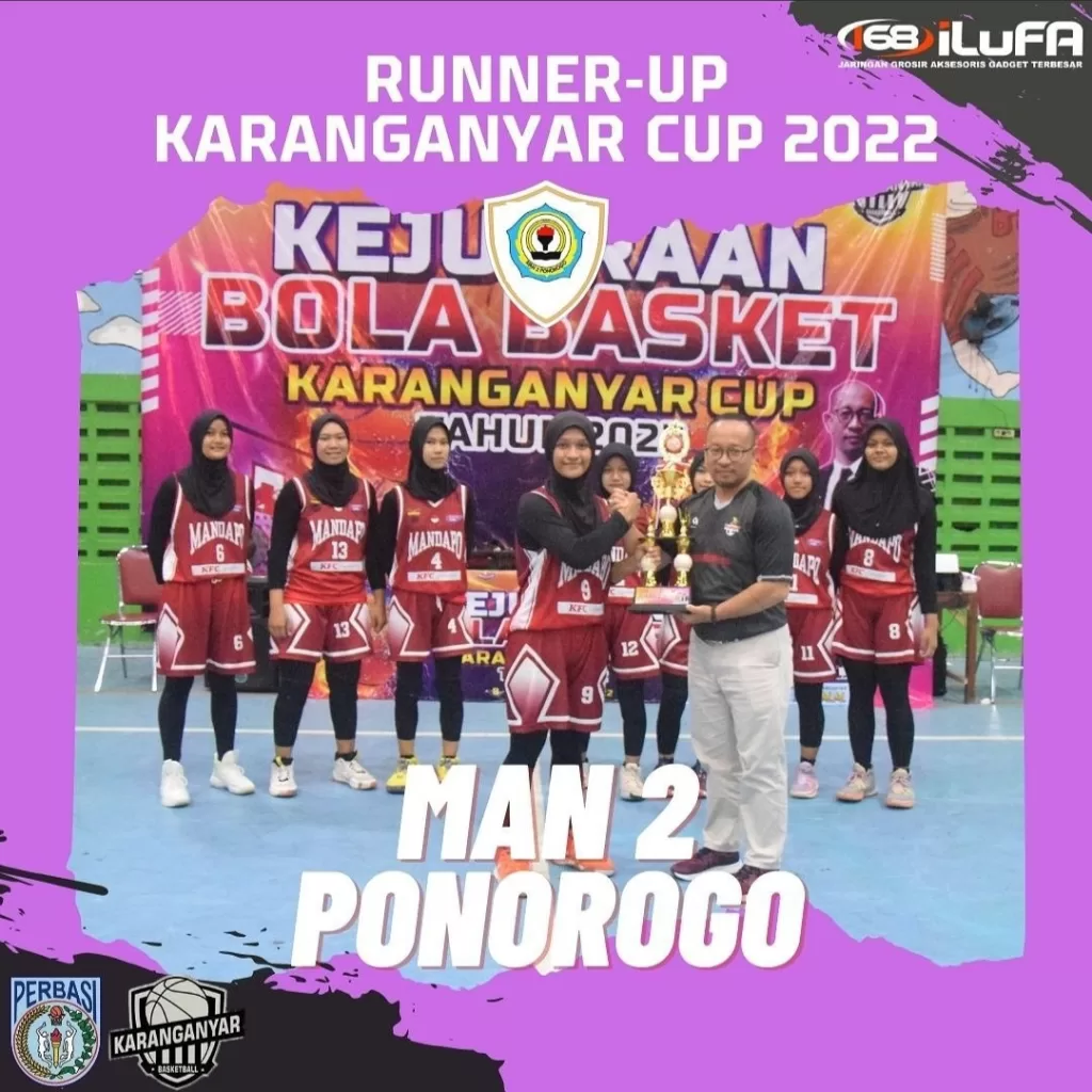 MAN 2 Ponorogo Raih Kejuaraan Basket di Ajang Karanganyar Cup 2022