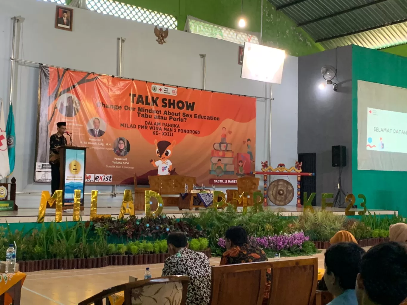 Acara Milad PMR MAN 2 Ponorogo Yang Ke 23 Berhasil Datangkan Ratusan Peserta Dari SMP-SMA di Kabupaten Ponorogo